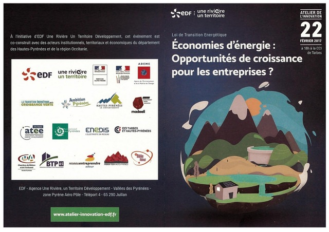 le programme de l'atelier de transition énergétique EDF à Tarbes