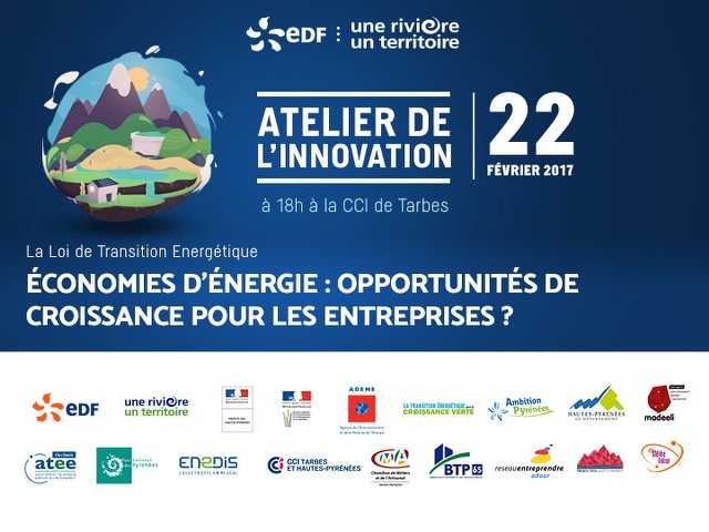 les partenaires de l'atelier de l'innovation EDF à Tarbes