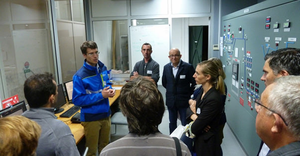 présentation par Timothée Ricordeau du fonctionnement de la centrale EDF de Pragnères