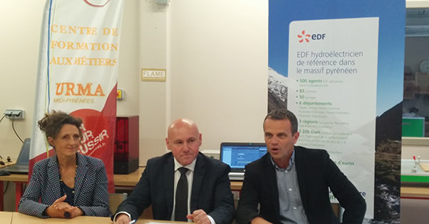 signature convention entre EDF et la CMA de l'Ariège