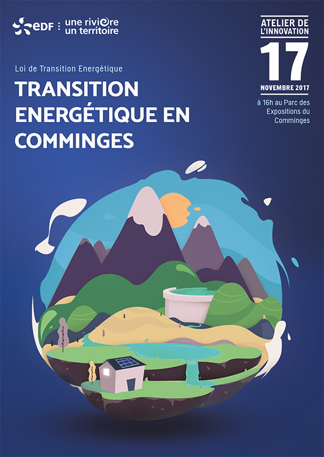 invitation atelier de l'innovation EDF sur la loi de transition énergétique en comminges