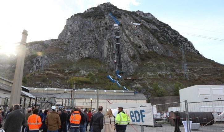 visite du chantier de la conduite-forcée de Sabart