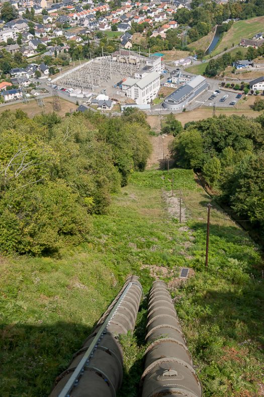 conduites-forcées et centrale EDF de Lau-Balagnas