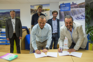 Signature partenariat EDF Numanis pour la solution Lisio