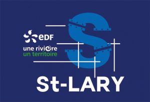 Logo EDF 1R1T Chantier de reconstruction des conduites-forcées de Saint-Lary