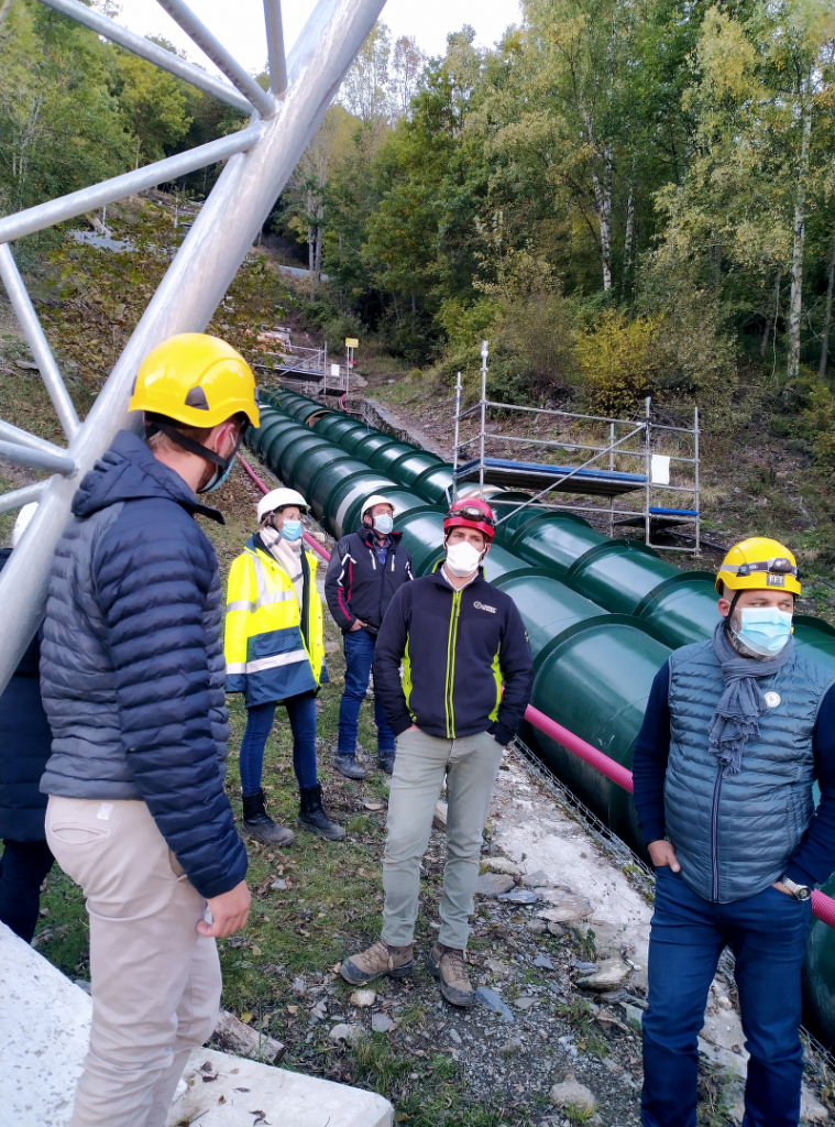 Visite chantier Conduite Forcée Centrale EDF Saint-lary