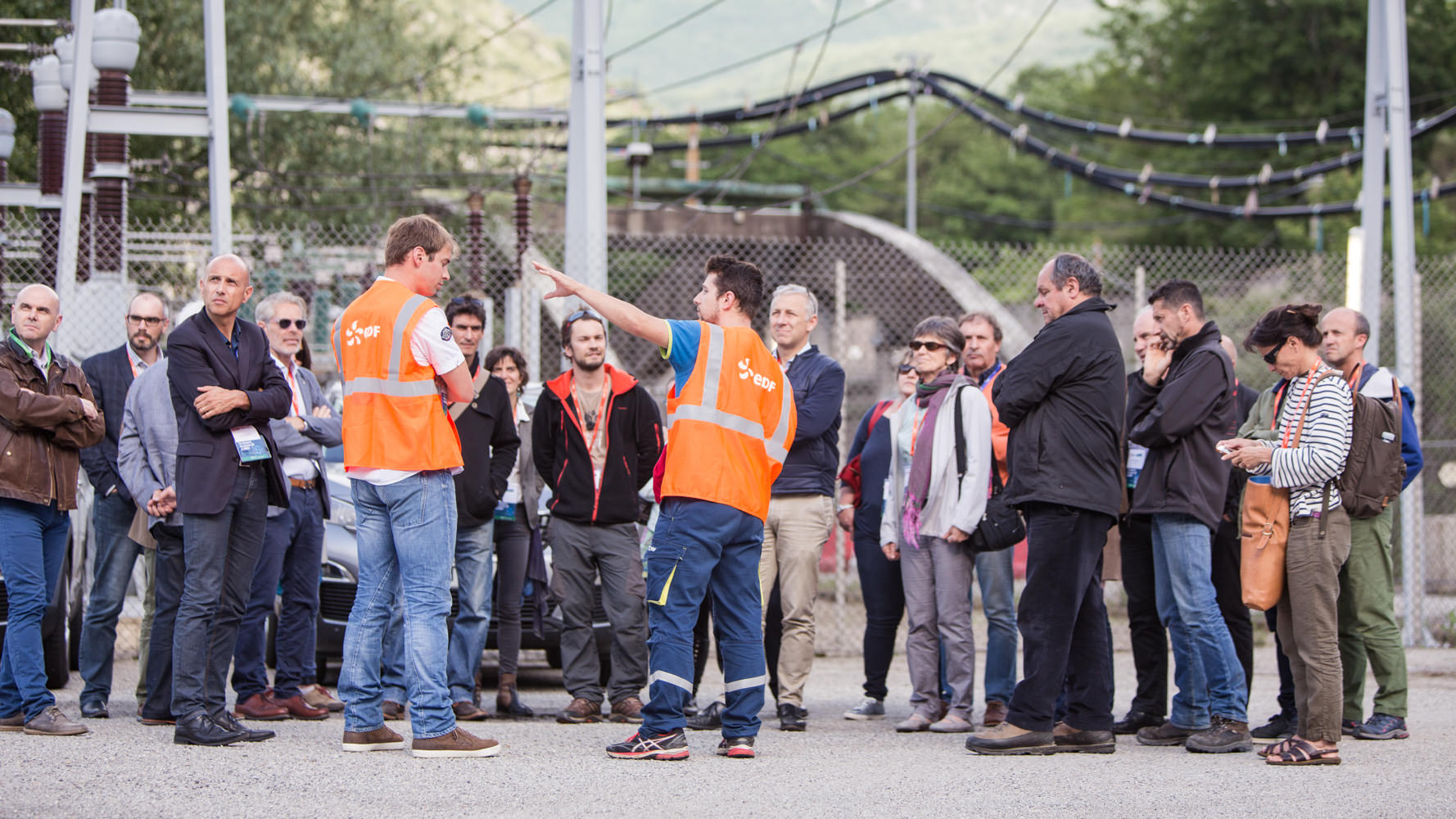 Visite du chantier EDF de Sabart