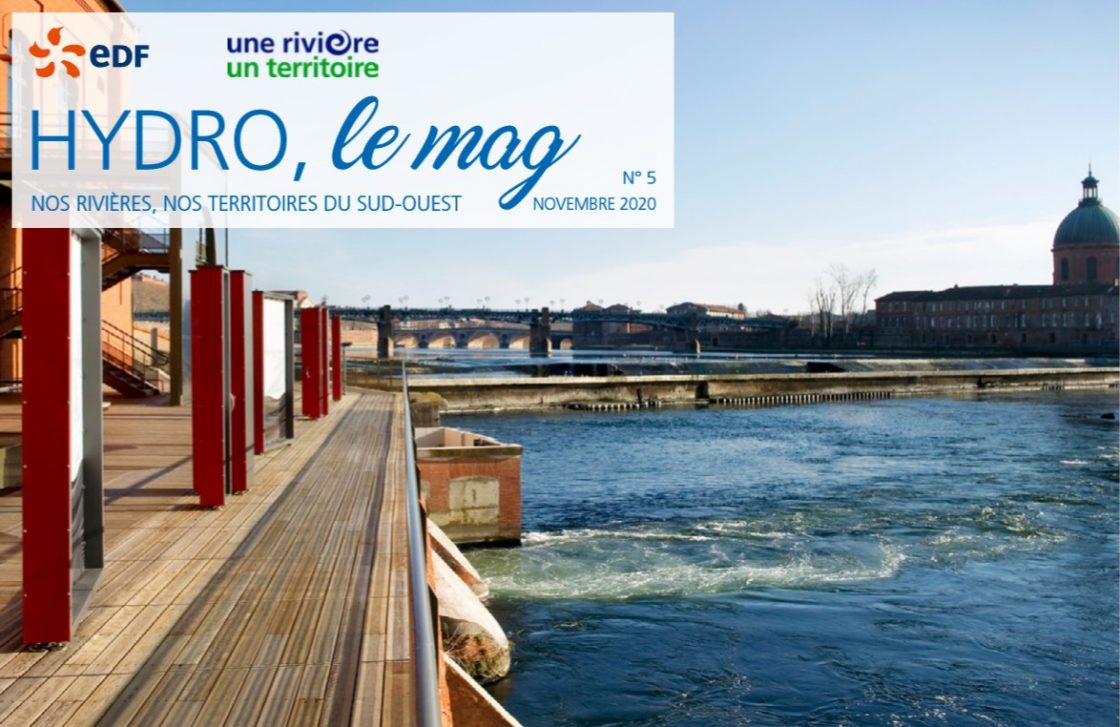 La Garonne vue de la centrale EDF du Bazacle