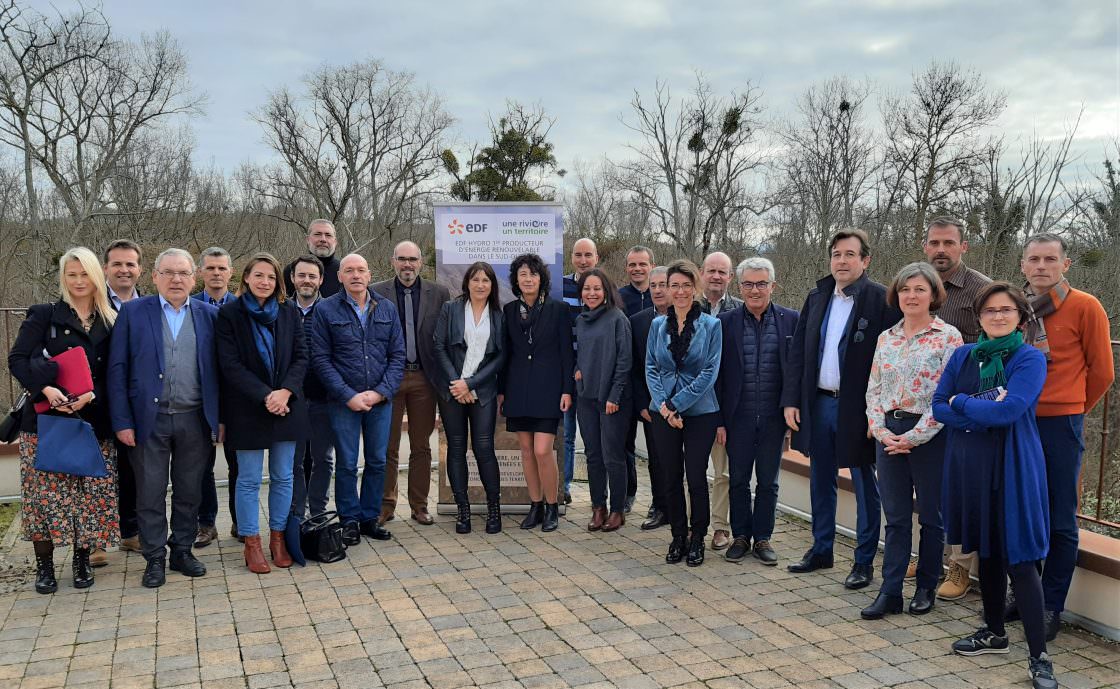 Participants à la rencontre EDF-Hydro et ses collectivités partenaires